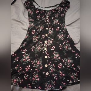 Floral Button-Down Dress